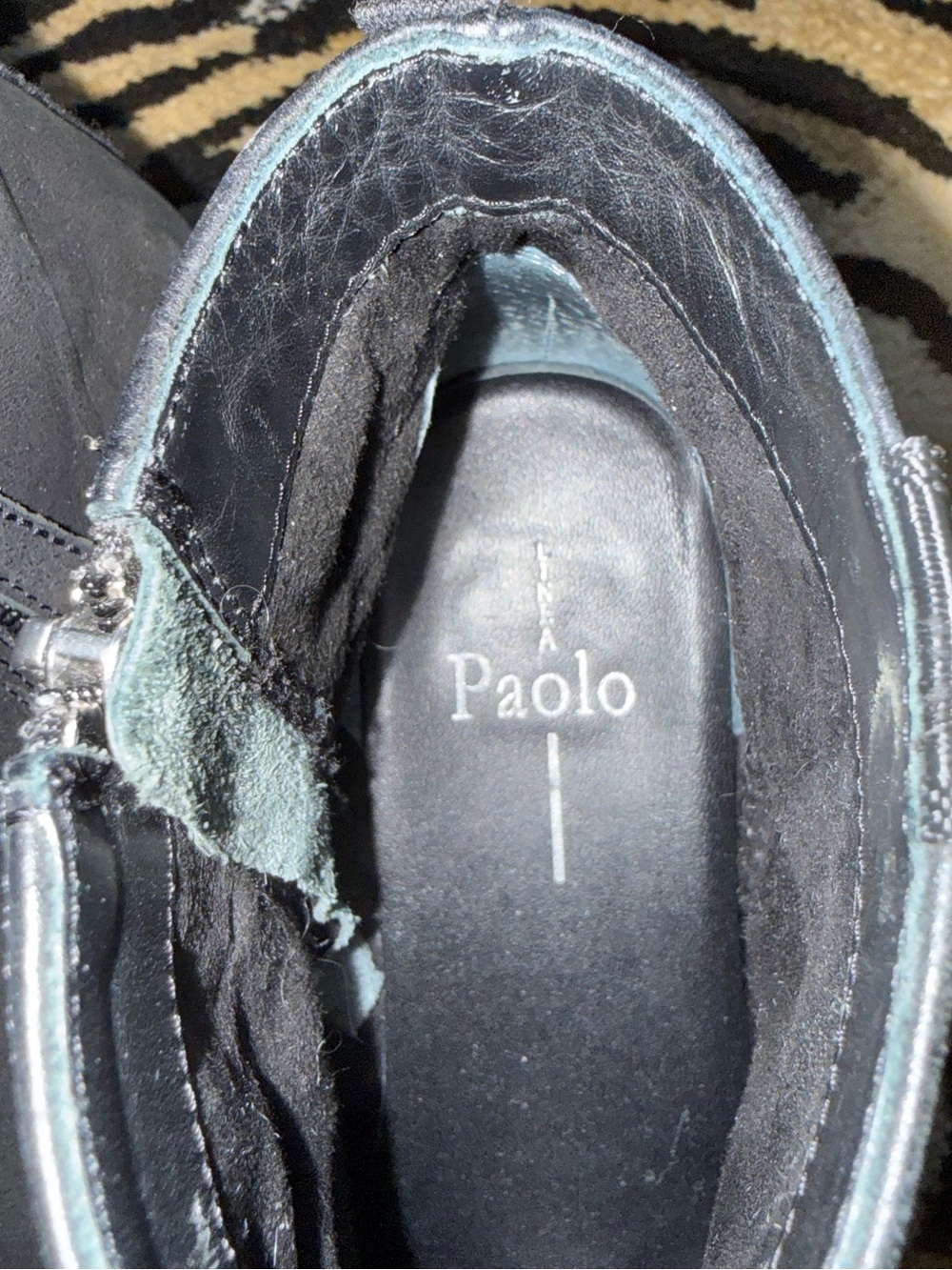 Paolo Suede Wedge Heel booties - Picture 5 of 9